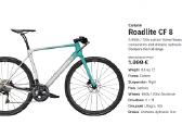 Canyon Roadlite CF 8 Carbon. Ultegra. 8,8 kg.