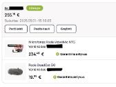 Mikrofonas Rode Videomic Ntg + Deadcat - nuotraukos Nr. 6