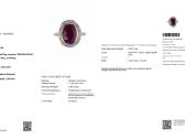 Aukso žiedas su nekaitintu rubinu (4,68ct) - nuotraukos Nr. 11