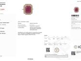 Aukso žiedas su nekaitintu rubinu (4,68ct) - nuotraukos Nr. 13