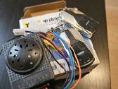Ivairios elektriniu paspirtuku dalys
