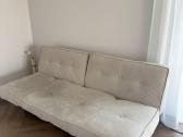 Pilka sofa-lova
