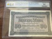 50 markių Kowno okupacinis ww1 banknotas