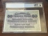 50 markių Kowno okupacinis ww1 banknotas - nuotraukos Nr. 2