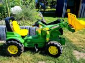 John Deere minamas traktorius su kaušu - nuotraukos Nr. 4