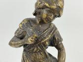 Bronzinė statula "piemenaitė su avimi" - nuotraukos Nr. 6