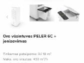 Oro vėsintuvas Peler 6c + jonizavimas