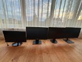 4 monitorių komplektas – Samsung ir Eizo (22–24)