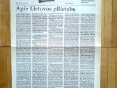 "Vilniaus balso" patys pirmieji numeriai 1989 m. - nuotraukos Nr. 2