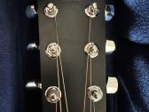 Martin&co akustinė juoda matinė gitara Nauja - nuotraukos Nr. 3