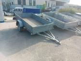 2,7 x 1,5m linginė uždaro metalo profilio priekaba - nuotraukos Nr. 7