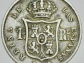 1852 Ispanija 1 realas - nuotraukos Nr. 2