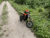 Parduodu patobulintą vaikišką elektrinį motociklą