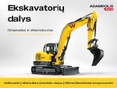 Ekskavatorių dalys Adampolis Rental