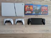 Ps5 digital slim, Playstation portal, Ps4 žaidimai