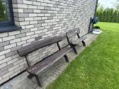 Tvirti ąžuoliniai suolai su atrama - nuotraukos Nr. 2