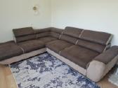 Naudota kampinė sofa su miegama dalimi