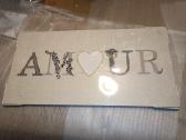 Minimalistinis paveikslas meilei "Amour", drobė - nuotraukos Nr. 10