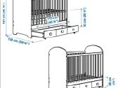 Ikea Gonatt vaikiška lovytė su Lonas čiužiniu - nuotraukos Nr. 6