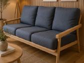 Sofa ąžuoliniu rėmu - nuotraukos Nr. 4