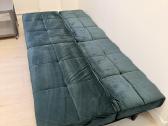Super Kaina: tamsiai žalia aksominė sofa-lova - nuotraukos Nr. 2