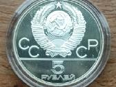 Ssrs 5 rublių proginė sidabrinė moneta