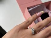 Pandora Double Heart Sparkling Ring - nuotraukos Nr. 7