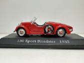 Mercedes-benz 150 Roadster 1935 raudona 1:43 De Ag - nuotraukos Nr. 4