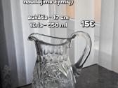 Vintažinis mažas krištolinis ąsotėlis