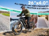 Elektrinis dviratis Samebike Storm - nuotraukos Nr. 8