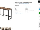 Rustic corner computer desk songmics - nuotraukos Nr. 5