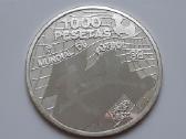 Ispanija 1000 pesetų sidabras Futbolas 1998