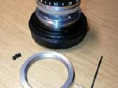 Contax/kiev į EOS R adapteris su fokusavimo dalimi - nuotraukos Nr. 7