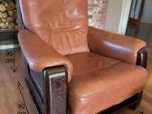 Natūralios odos svetainės baldai(su miegama sofa) - nuotraukos Nr. 10