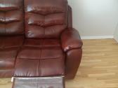 Sofa iš natūralios odos su miegamaja funkcija - nuotraukos Nr. 4