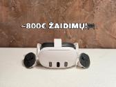 800€ žaidimų! Meta Quest 3 128gb Oculus Vr
