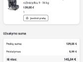 Automobilio kėdutė su Isofix - nuotraukos Nr. 14
