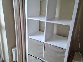 Ikea lentynų blokas, matmenys 7739147, su stalči