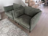 Itališki nauji foteliai Boon 81x81x78 Dell