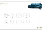 Nauja Kler dvivietė sofa Traviata - nuotraukos Nr. 7