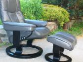 //Poilsio Relax Ekornes Fotelis-kreslas su pakoju/ - nuotraukos Nr. 3