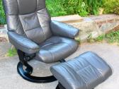 //Poilsio Relax Ekornes Fotelis-kreslas su pakoju/ - nuotraukos Nr. 5