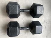 Pora Decathlon Hex hantelių –2 20 kg (40 kg)