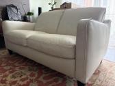 Dvivietė naturalios odos sofa Natuzzi - nuotraukos Nr. 6