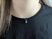 14k aukso pakabukas su natūraliu 1.03 ct briliantu - nuotraukos Nr. 7