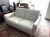 Dvivietė naturalios odos sofa Natuzzi - nuotraukos Nr. 3