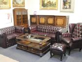 Chesterfield baldų komplektas 3+2+1 ir pufas - nuotraukos Nr. 3