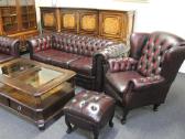Chesterfield baldų komplektas 3+2+1 ir pufas - nuotraukos Nr. 5