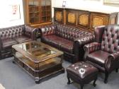 Chesterfield baldų komplektas 3+2+1 ir pufas - nuotraukos Nr. 7