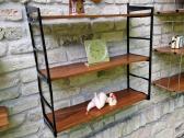 Vintažinės mid century pakabinamos lentynos - nuotraukos Nr. 3